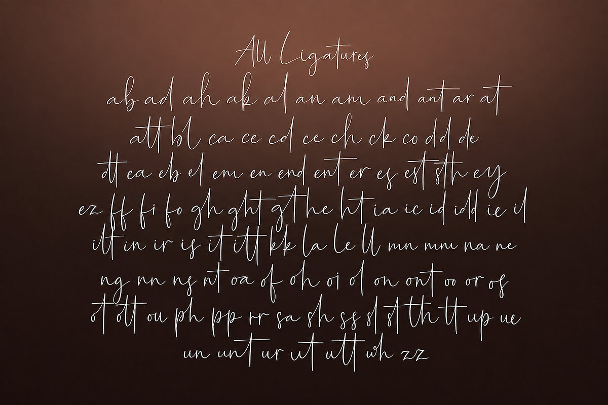 Bagus Stanlley - Stylish Script Font, a Script Font by StringLabs (Photo 11 of 11)