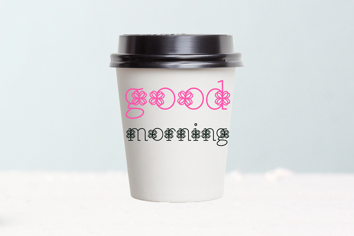 Pretty Flowers Font, a Script Font by Cutie_Kate_Studio (Photo 7 of 11)