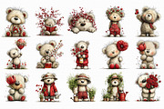 Whimsical Spring Teddy Bear Clipart, an Illustration by Libby Wishes (Thumbnail 7 of 7)