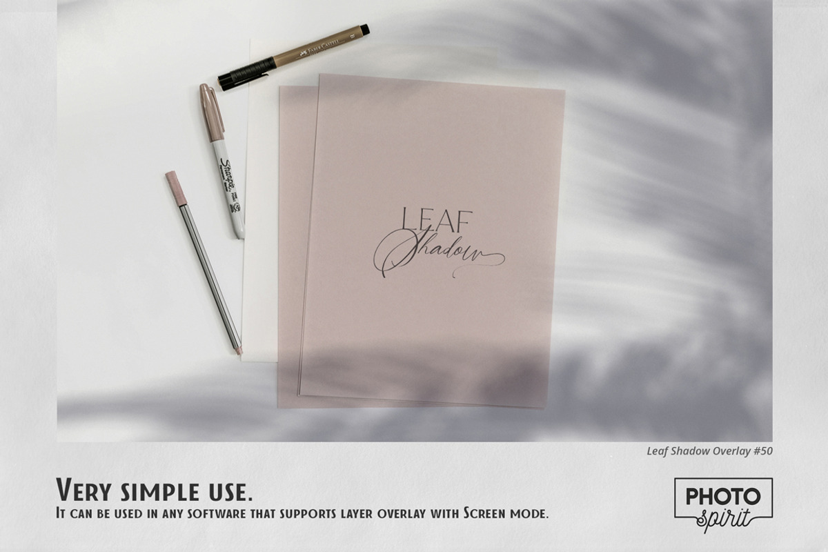 Leaf Shadow Overlays, an Action Add-On by PhotoSpirit (Photo 6 of 8)