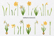 Watercolor wild spring flowers set, a Decorative Illustration by KathrineWatercolor (Thumbnail 5 of 10)