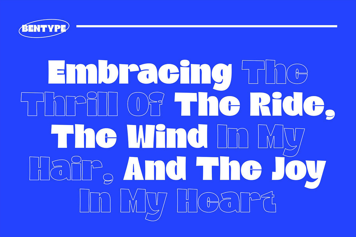 Oksi Moksi - Extra Bold Font, a Sans Serif Font by Bentype Studio (Photo 3 of 8)