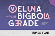 Tenage - Modern Font, a Sans Serif Font by Viswal Studio (Thumbnail 3 of 7)