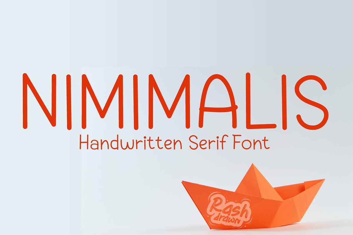 Nimimalis, a Font by Rashdrawn (Photo 1 of 4)