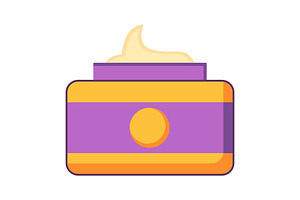 Cream Vector Icon, an Icon by Pexelpy