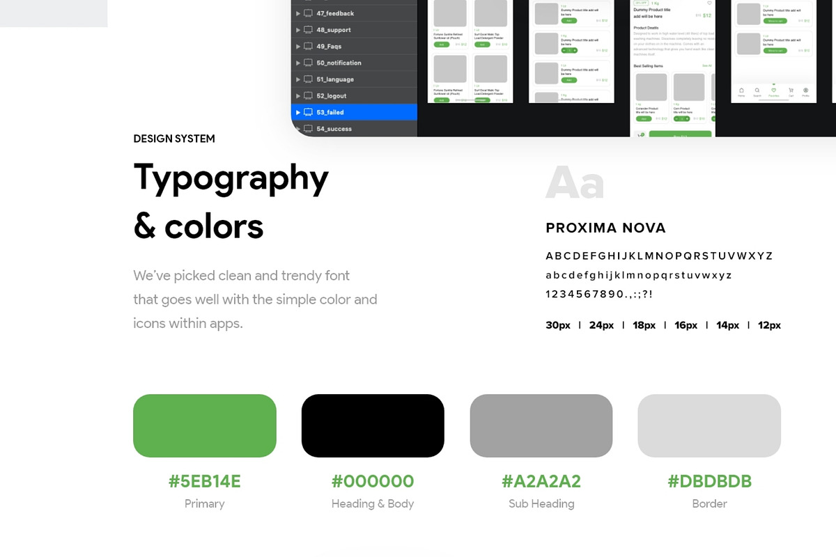 Bigrocery UI Kit, an UI Kit Template by SyalUIUX (Photo 4 of 8)