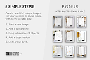 Romance Writer's Desk Scene Creator, a Books & Magazine Mockup by Storyteller Design (Thumbnail 9 of 9)