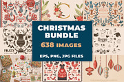 The Ultimate Christmas Bundle, an Animal Illustration by Chus Moreno Studio (Thumbnail 2 of 10)