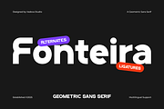 Fonteira Geometric Sans Serif Font, a Sans Serif Font by Vadovastd (Thumbnail 1 of 9)