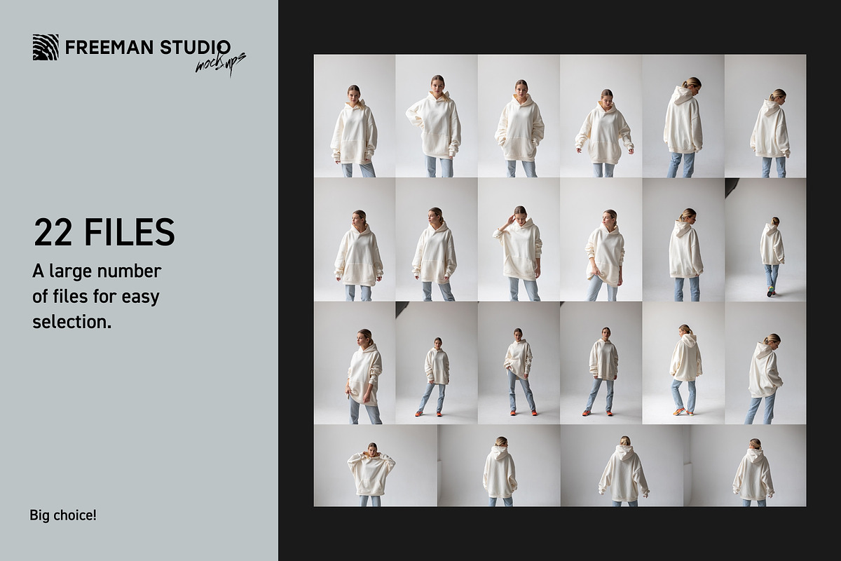 Hoodie Mockup Set, a Hoody Mockup by Freeman Studio (Photo 2 of 16)