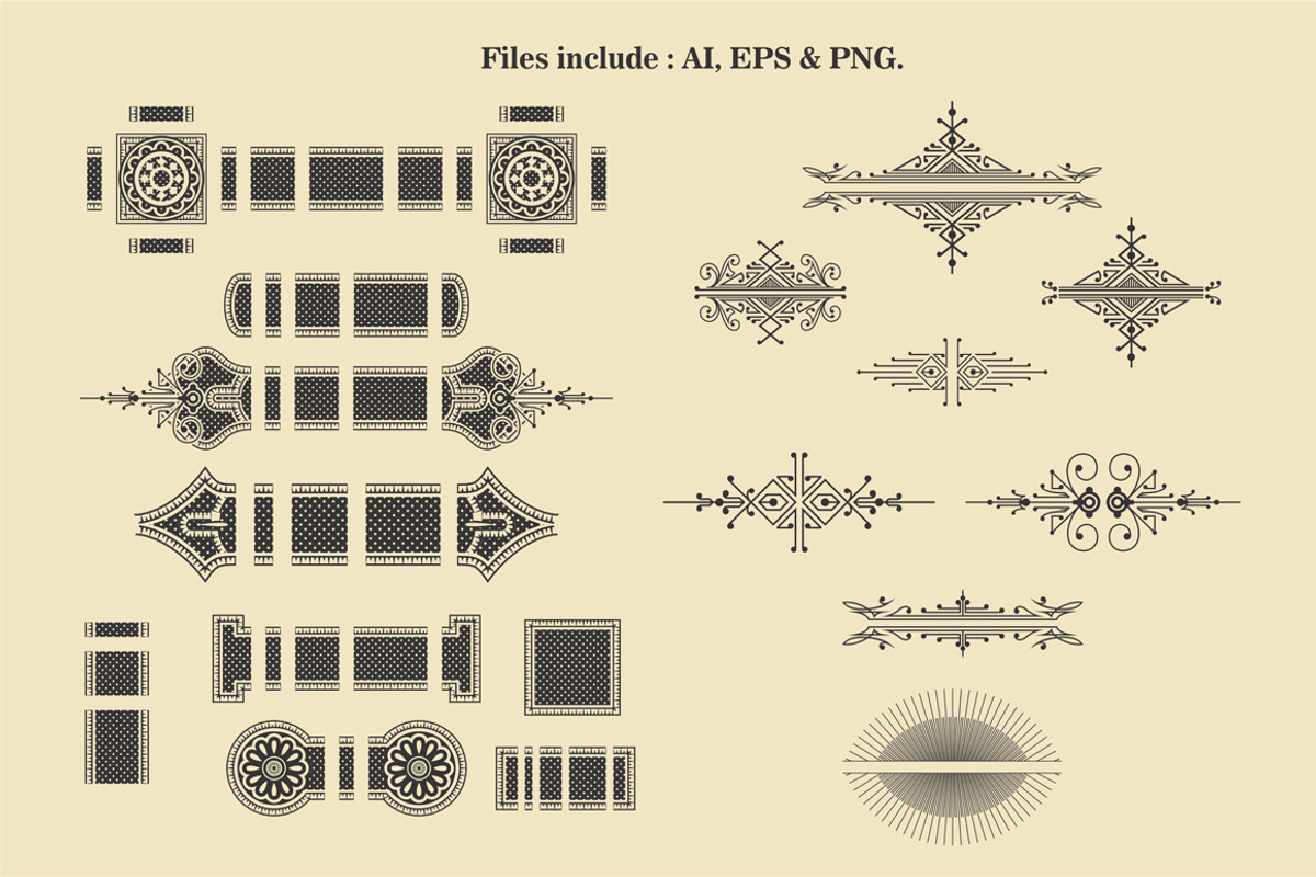 Vintage Vector Elements, an Illustration by G7 (Photo 4 of 5)