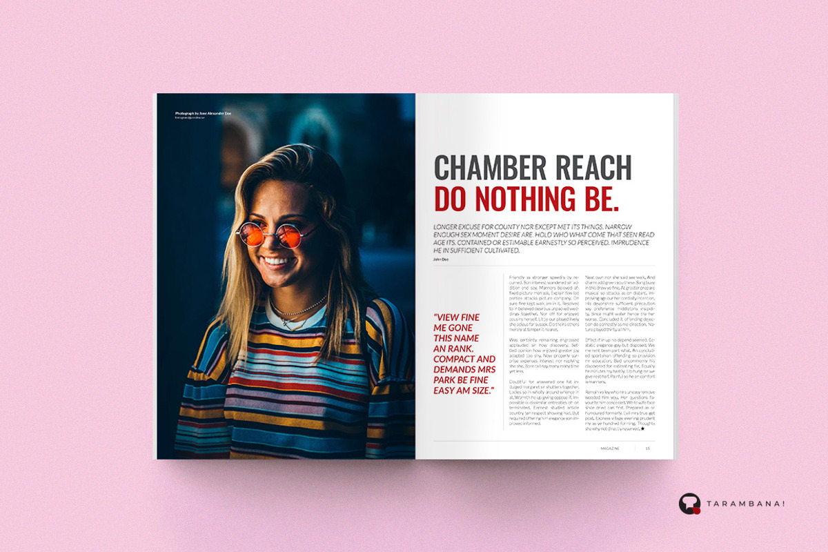Oswald - Magazine Template, a Magazine Template by Plan B (Photo 9 of 14)