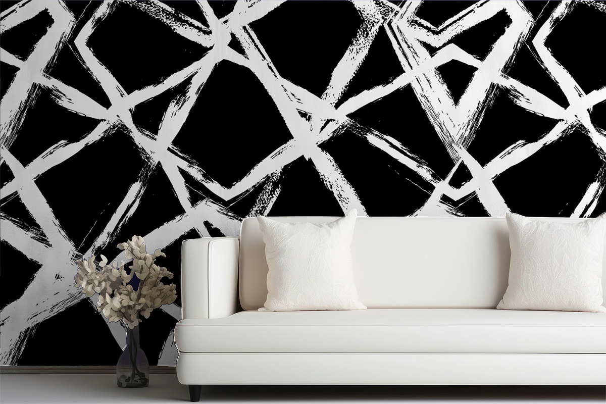 Brush Painted Grid, a Graphic by MalyskaStudio (Photo 5 of 5)