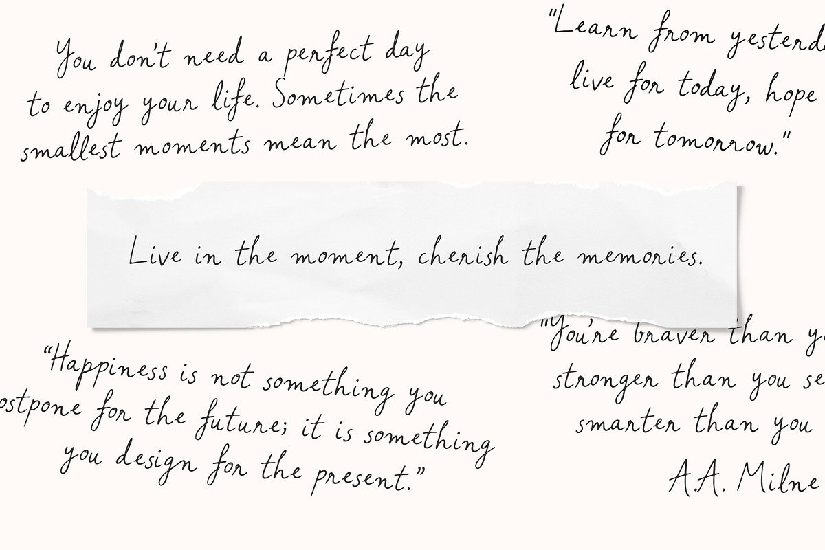 Letters from Magnolia Script Font, a Handwritten Font by Kaya Fonts (Photo 24 of 32)