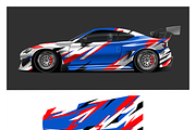 Dynamic Race Car Wrap Design, an Object Illustration by CarWrap design (Thumbnail 3 of 3)