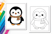 Cute Animals Coloring Pages for Kids, an Animal Illustration by Ink Gallery (Thumbnail 2 of 8)