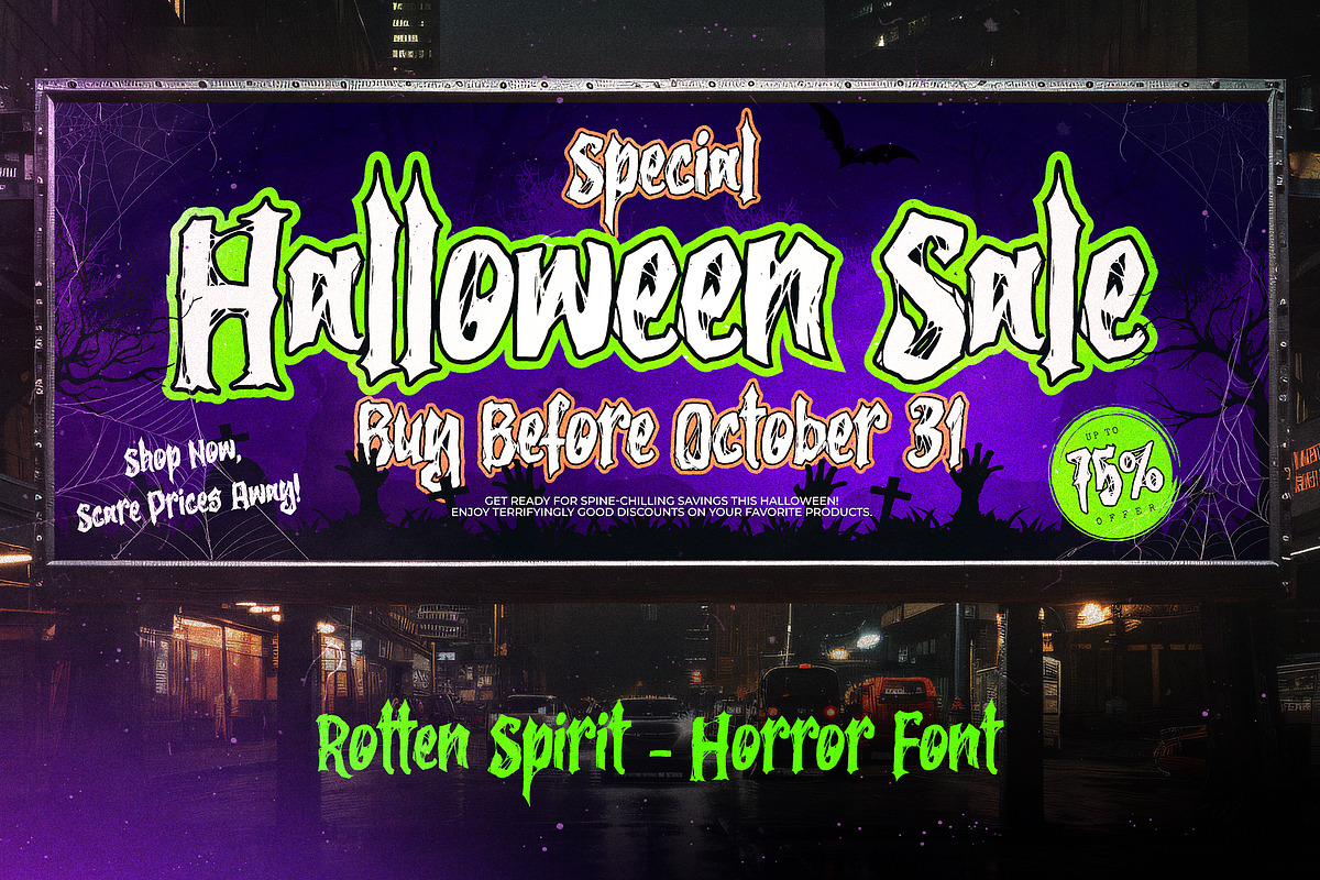 Rotten Spirits, a Font by agnyhasyastudio (Photo 3 of 10)