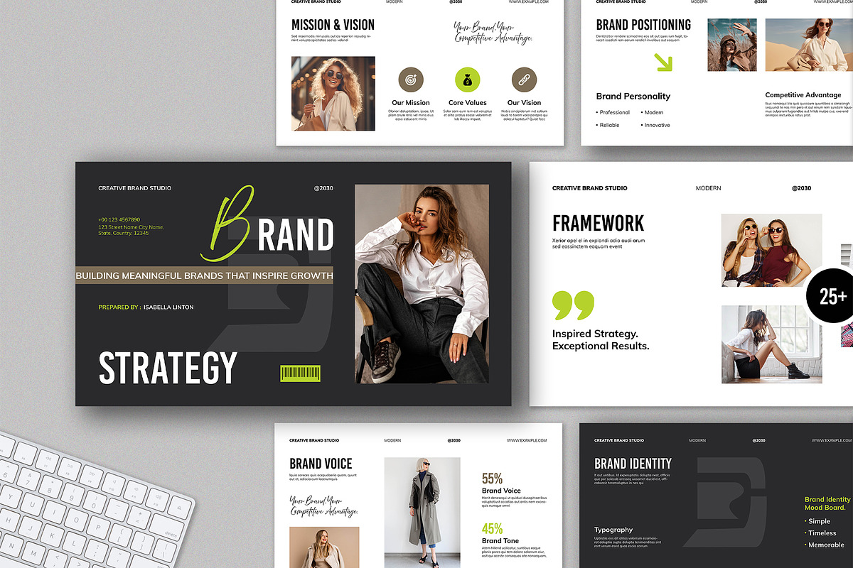 Brand Strategy Presentation Template, a Presentation Template by Mighty-Slide (Photo 1 of 4)