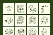 Biology Doodles Icon Pack, an Outline Icon by Vectors Market (Thumbnail 7 of 7)