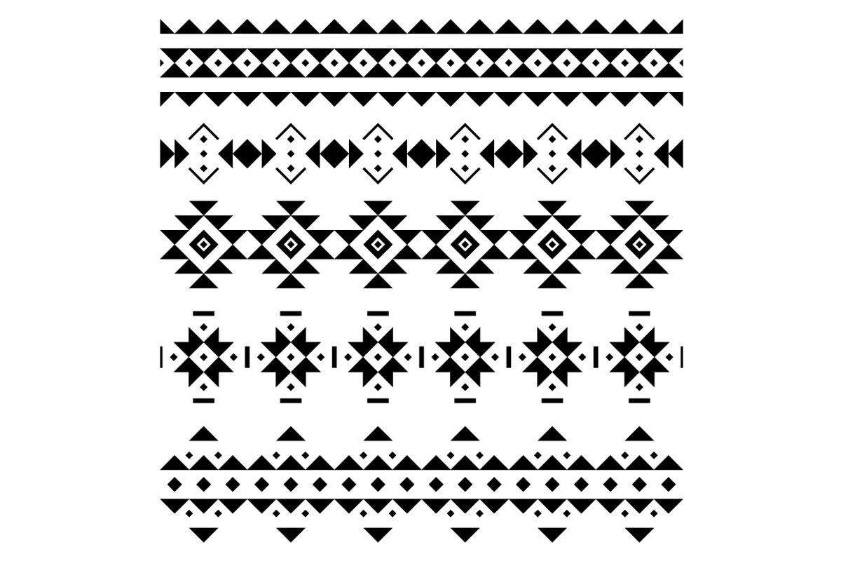 16 Tribal elements, 5Brushes + BONUS, an Object Graphic by Xella Design (Photo 2 of 3)