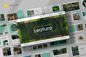 Gardening Landscaping Google Slides, a Presentation Template by fluffstudio