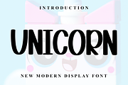 Unicorn, a Serif Font by FreshTypeINK (Thumbnail 1 of 8)