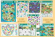 Dinosaur games and activities, an Education Illustration by Lexi Claus (Thumbnail 5 of 15)