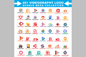 45+ videography logo Mega Bundle, a Branding & Logo Template by ArmanHossen75