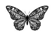Butterfly Silhouette SVG Bundle, an Illustration by Gaye Art (Thumbnail 22 of 31)