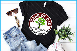 Dad Bank Fast Cash No Credit Check, a Graphic by Creativeusart