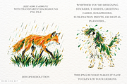 Rainy Day Clipart, a Seasonal Illustration by Markicha Art (Thumbnail 2 of 6)