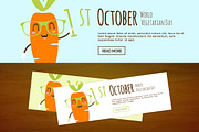 World Vegetarian Day set, a Food Illustration by SunnyWS (Thumbnail 3 of 4)