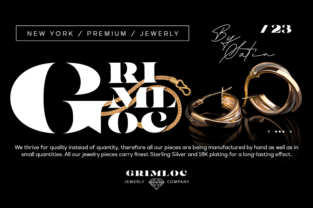 Golkist - Luxury Stencil Serif, a Serif Font by Typia Nesia (Photo 3 of 16)