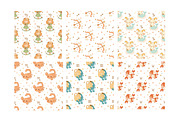 Cute Zodiac Seamless Patterns  12, an Illustration by Bielousova Art (Thumbnail 3 of 8)