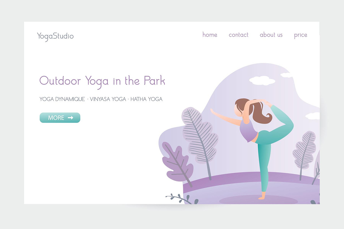 Huge yoga set in trendy style, a Healthcare Illustration by naum_studio (Photo 6 of 6)