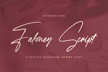 Faloney Script - Handwritten Font