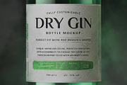 GIN BOTTLE MOCKUP V3, a Product Mockup by HexenDesigns (Thumbnail 1 of 13)