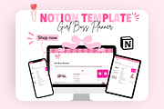 Girl Boss Planner Notion Template, a Templates & Theme by bellaROSEworkshop (Thumbnail 10 of 10)