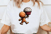 Whimsical Funny Gingerbread Clipart, a Seasonal Illustration by Designworld (Thumbnail 6 of 8)