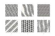Braids. Seamless Pattern Set, a Pattern Graphic by Curly_Pat (Thumbnail 3 of 7)