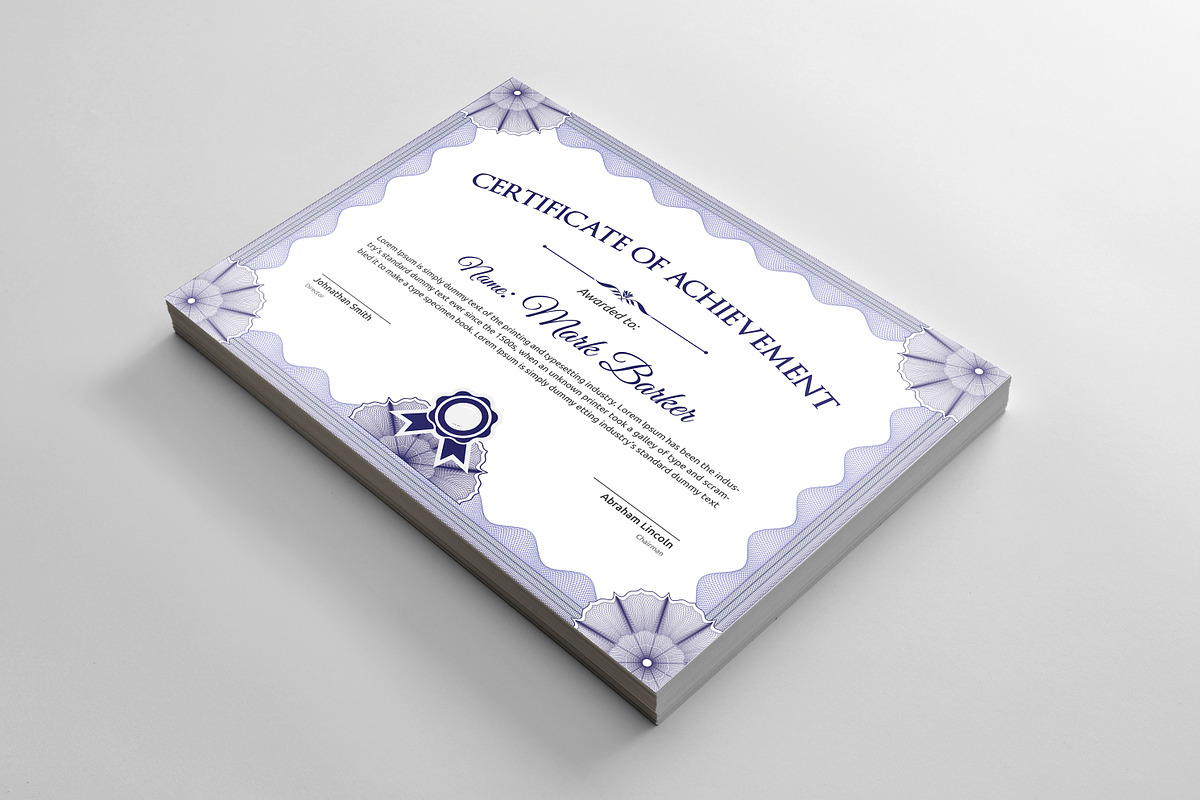 Certificate Word | PSD | AI, a Stationery Template by Curve Design (Photo 1 of 3)