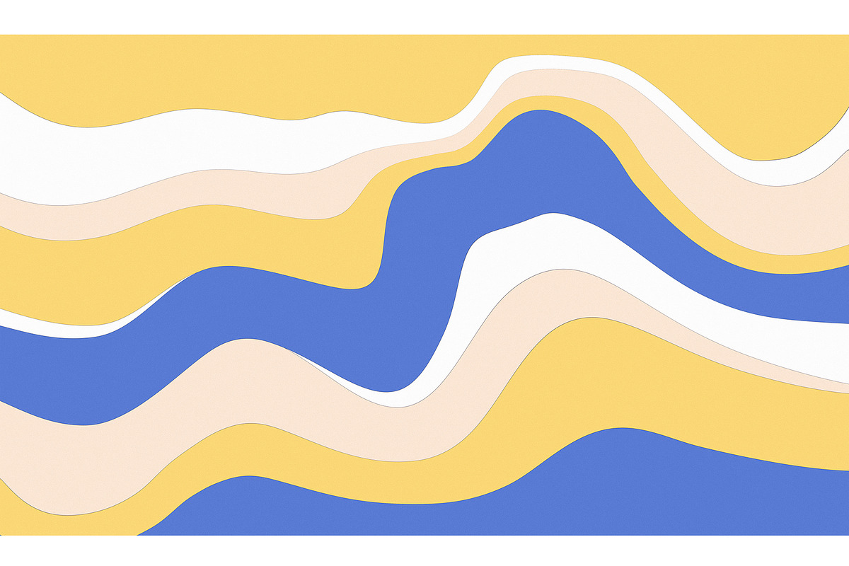 Abstract Wave pattern design, a Pattern Graphic by Anntuan (Photo 6 of 10)