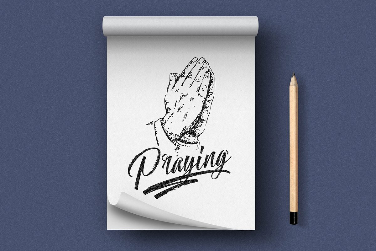Hallelujah, a Script Font by Aantebas (Photo 5 of 7)