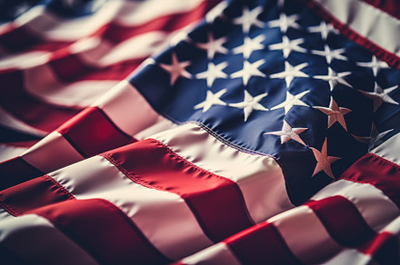 American flag background. Close-up o, a Photo by Iftikhar Alam