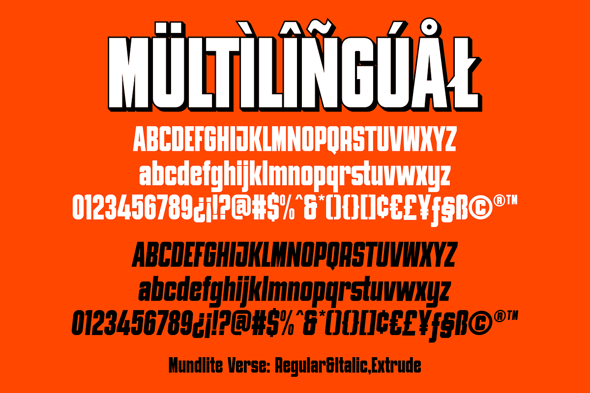 Mundlite Font Bundles, a Sans Serif Font by 24Design Studios (Photo 17 of 24)