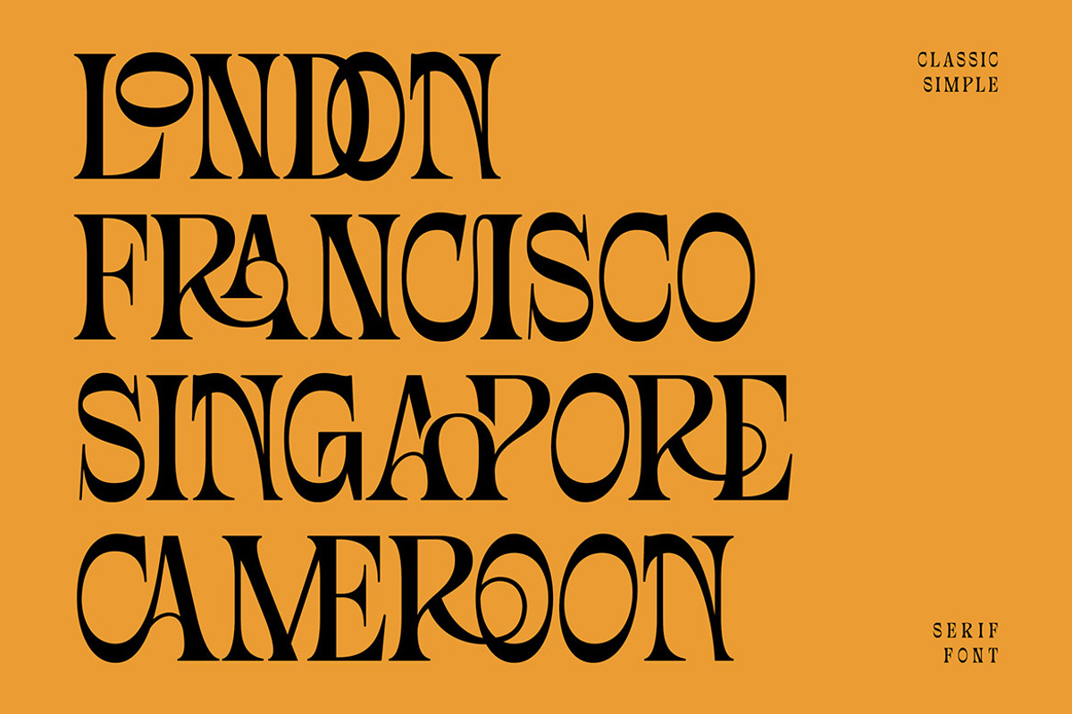 Douglas Thomson, a Serif Font by Cruzine (Photo 3 of 8)