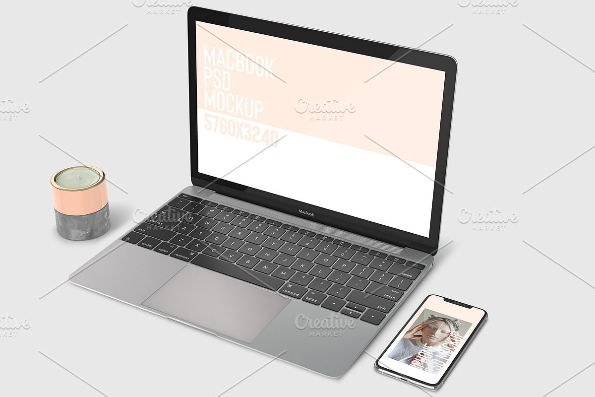 11 Device Scene PSD Mockup Col, an Object Graphic by Sinlatown (Photo 10 of 14)