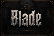 Blade — Blackletter Gothic Font, a Blackletter Font by Wow Magic (Thumbnail 1 of 4)