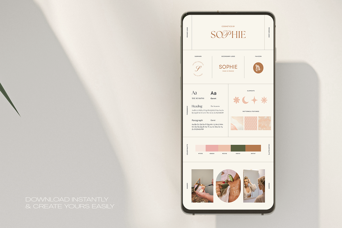 Beauty & Cosmetics Brand Board, a Branding & Logo Template by Creatif Foundry (Photo 5 of 6)