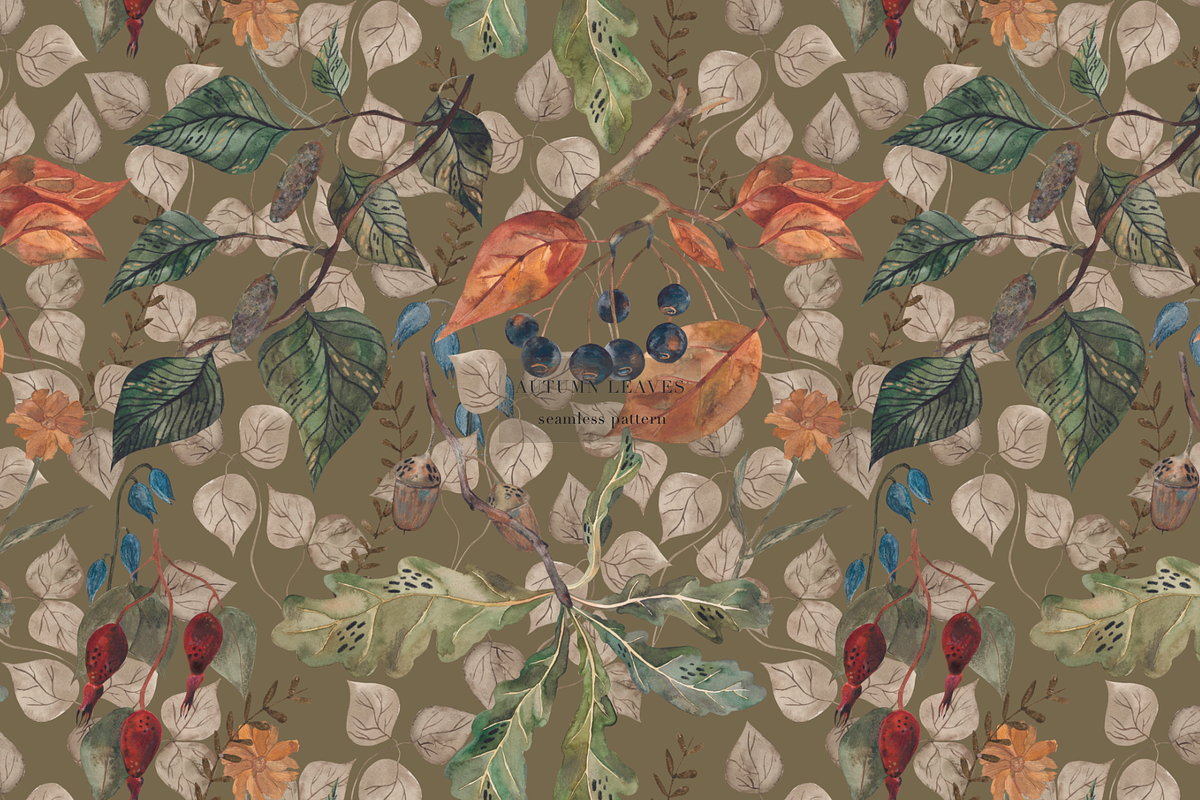 AUTUMN LEAVES, a Pattern Graphic by PASHKOVA (Photo 15 of 15)
